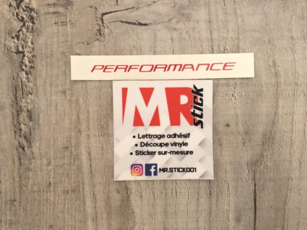 Sticker PERFORMANCE