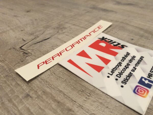 Sticker PERFORMANCE – Image 2
