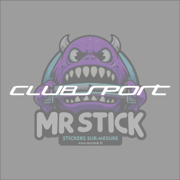 Sticker CLUBSPORT – Image 3