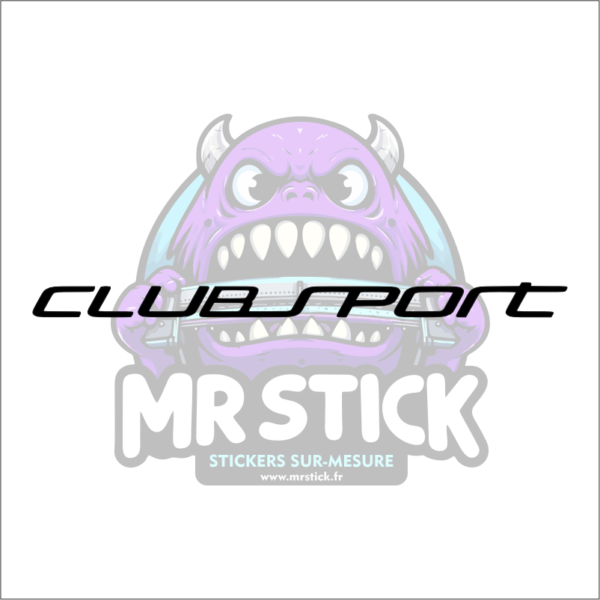 Sticker CLUBSPORT