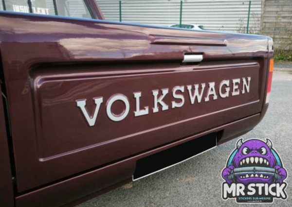 Lettrage VOLKSWAGEN caddy MK1