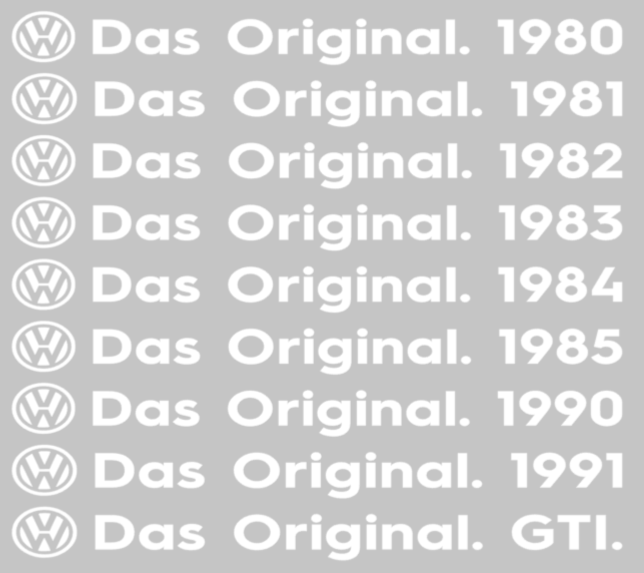 Sticker DAS ORIGINAL 80CM